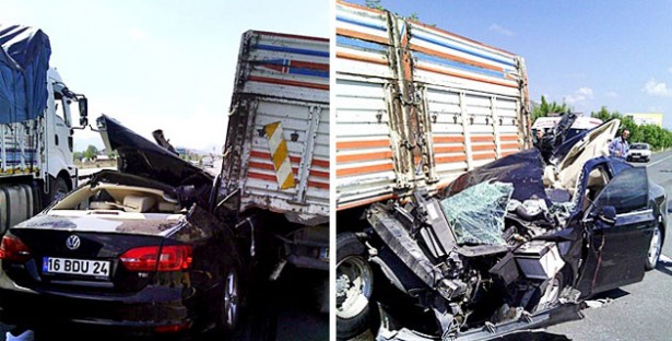 Balayına Giderken Kaza