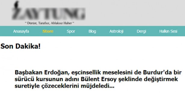 ''Burdur'' Adı Yalan Haberde