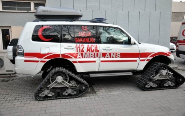 Burdur Sağlık Müdürlüğü Paletli Ambulans