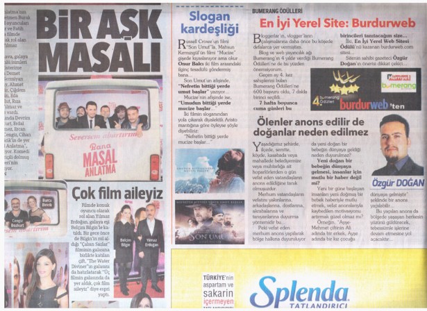 Hürriyet Gazetesi - Burdurweb
