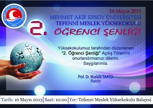 Tefenni Meslek Yüksekokulu 2. Öğrenci Şenliği