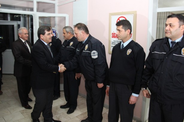 Vali Yılmaz Emniyet Ziyaret