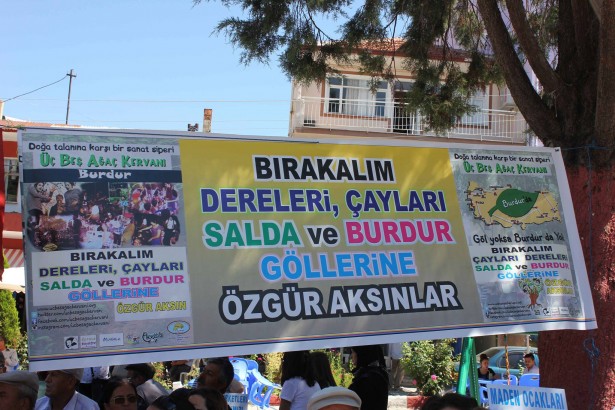 Yeşilova'da Krom Madenine Hayır Eylemi (1)