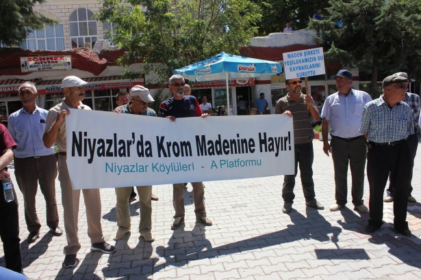 Yeşilova'da Krom Madenine Hayır Eylemi (2)