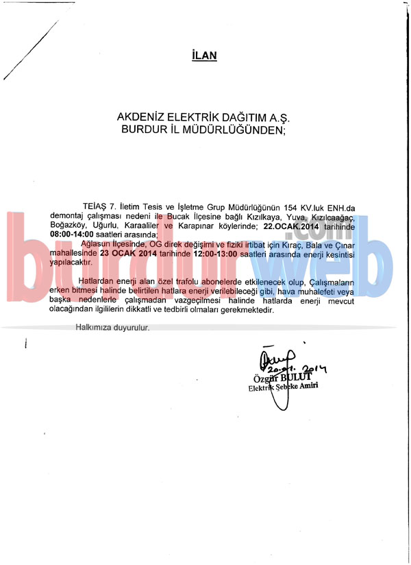 akedaş-elektrik kesintisi 22-23_01_2014