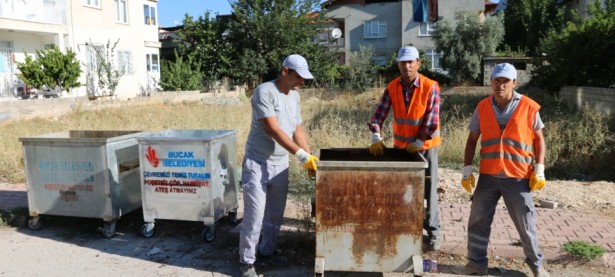 bucak çöp konteynırları