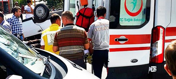 bucakta yaslı cift kaza yaptı 2