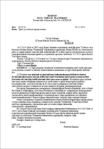 dilekce-burdur sivil toplum platform