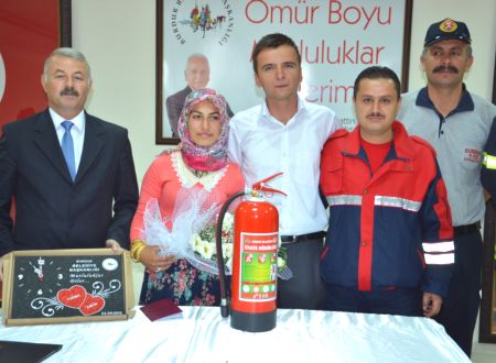 itfaiyeden yangın tüpü hediyesi