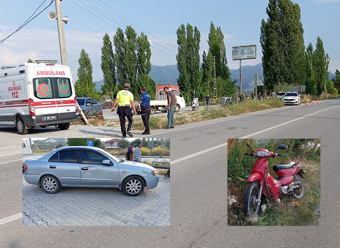 Burdur Gölhisar’da Motosiklet Kazası: İki Çocuk Yaralandı