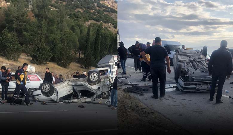 Burdur’da Feci Kaza