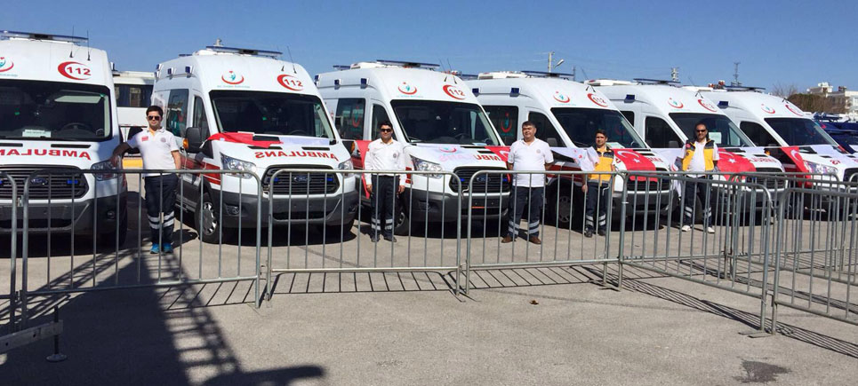 İşte 7 ambulansın verildiği ilçeler
