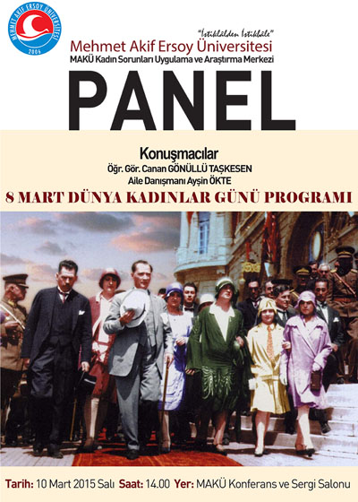 8 Mart Dünya Kadınlar Günü – Panel