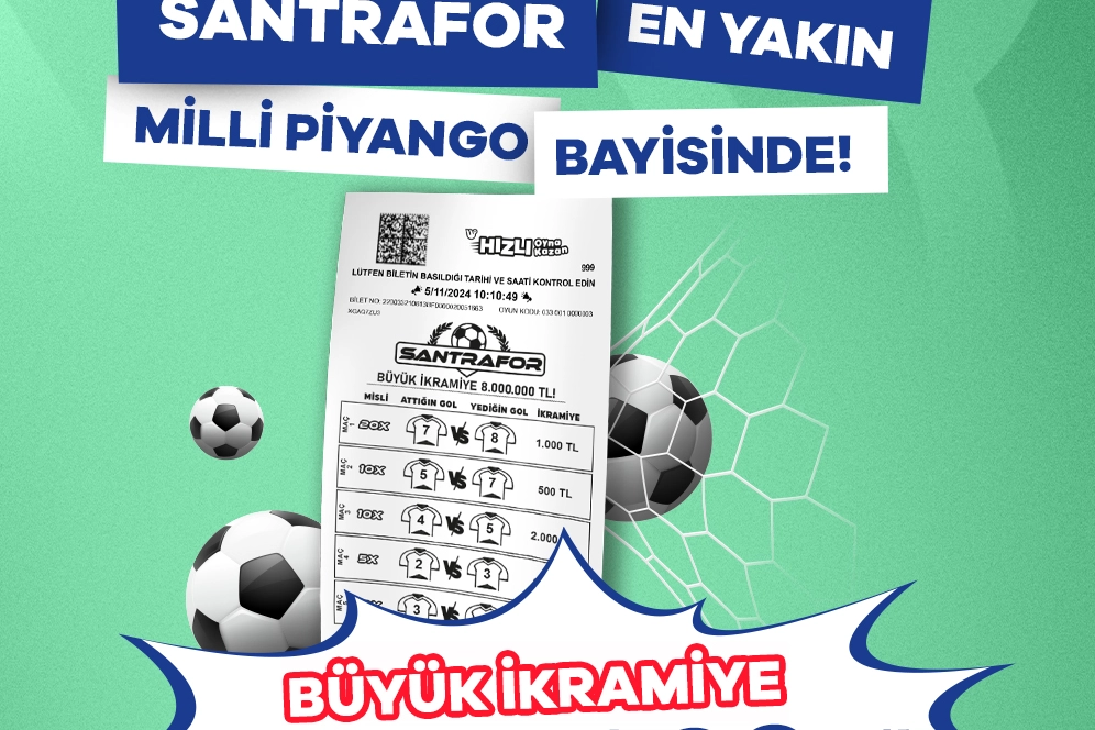 8 Milyon TL’ye Varan İkramiyeler Santrafor’da 