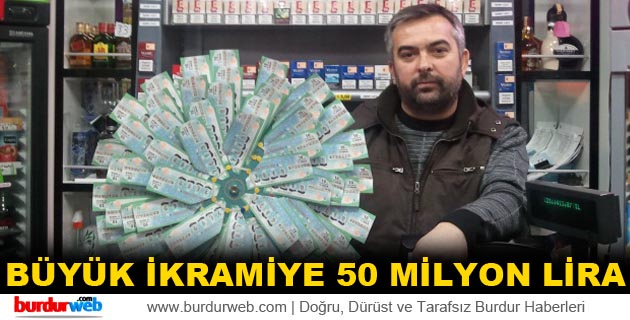 Büyük İkramiye 50 Milyon Lira