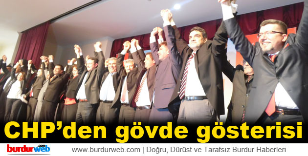 CHP’den gövde gösterisi