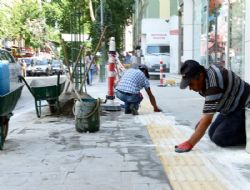 Engelli vatandaşlar için sarı çizgi