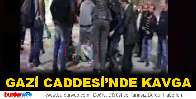 Gazi Caddesi’nde Kavga