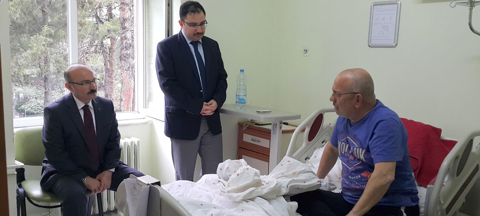 Vali Kürklü’den Hasta Ziyaretleri