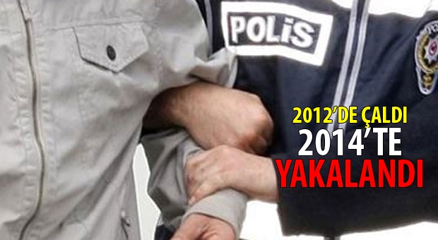 Hırsız 2 yıl kaçabildi