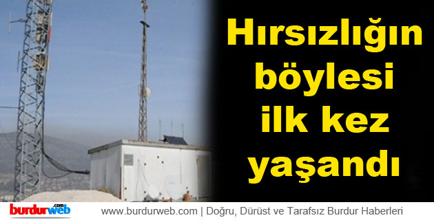 Hırsızlığın böylesi ilk kez yaşandı
