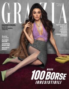 Hande Erçel İtalyan Grazia dergisine kapak olan ilk Türk oldu