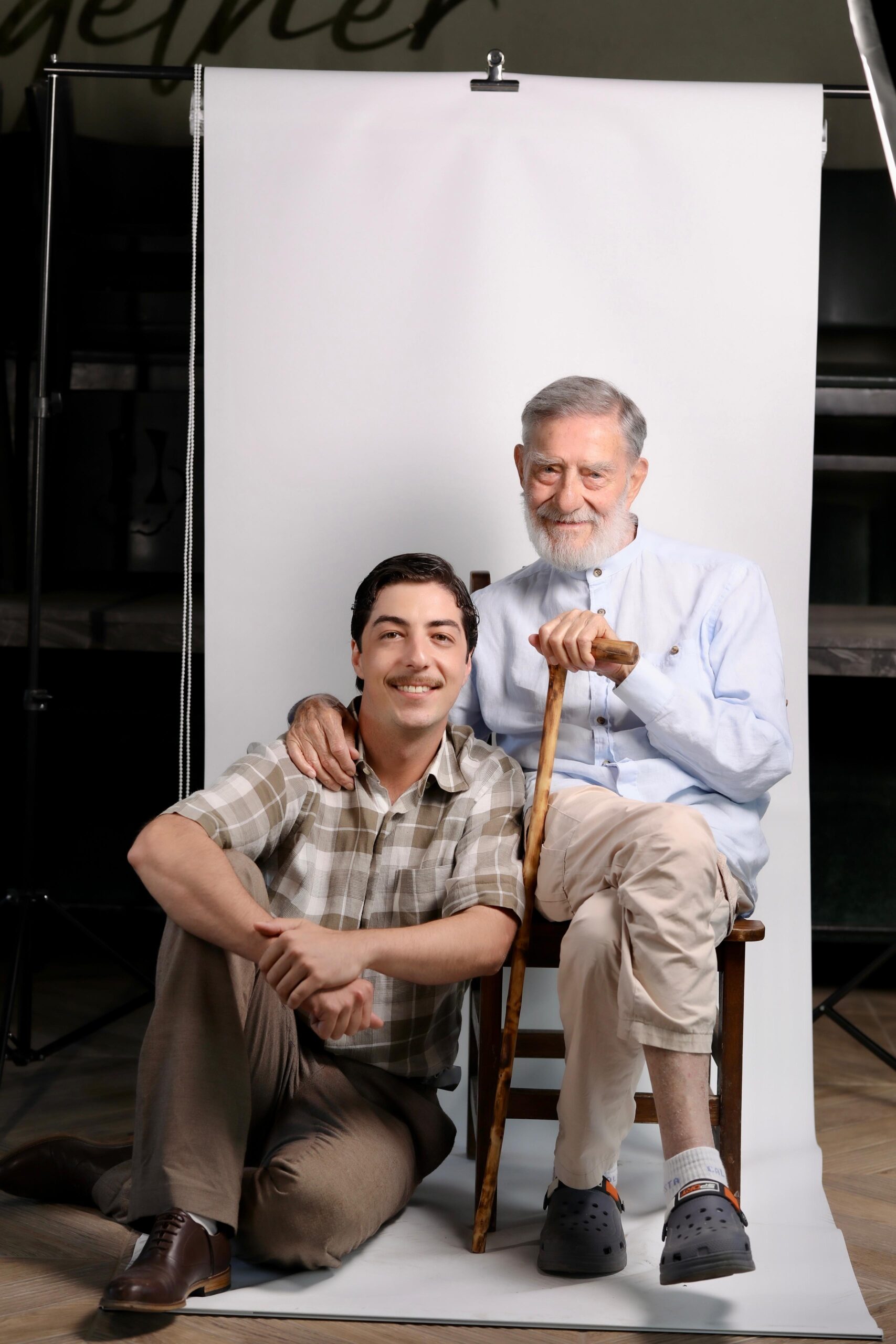 Ahmet Mekin ve torunu aynı filmde buluştu