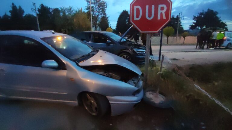 Burdur’da Trafik Kazası