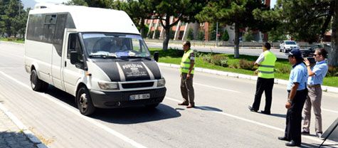 Isparta’da Servis Araçları Denetlendi