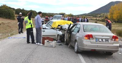 Isparta’da Trafik Kazası: 2 Ölü, 5 Yaralı