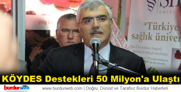 KÖYDES Destekleri 50 Milyon’a Ulaştı