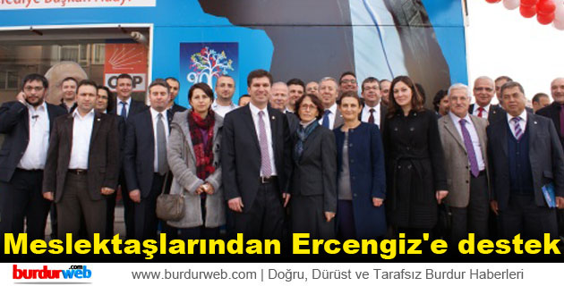 Meslektaşlarından Ercengiz’e destek