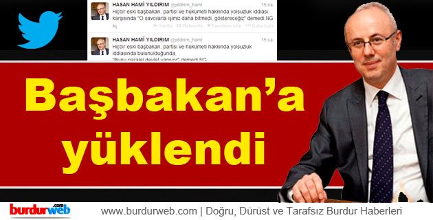 Milletvekili Yıldırım Başbakan’a yüklendi