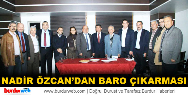 Nadir Özcan’dan BARO Çıkarması