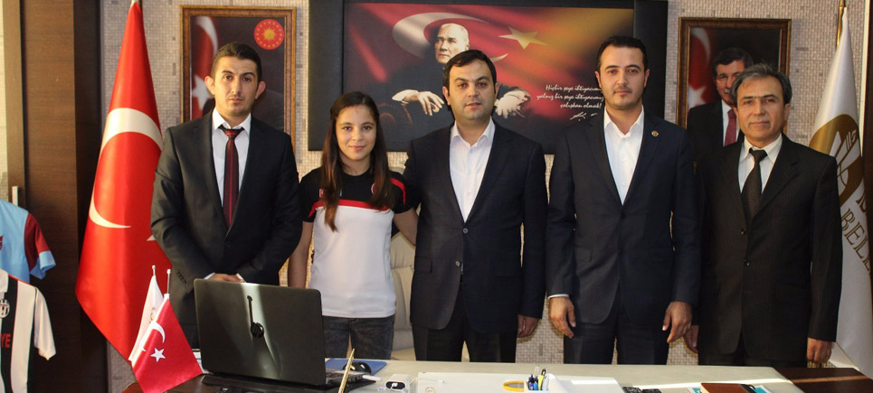 Başkan Mutlu, Şampiyon Güreşçiyi Ağırladı