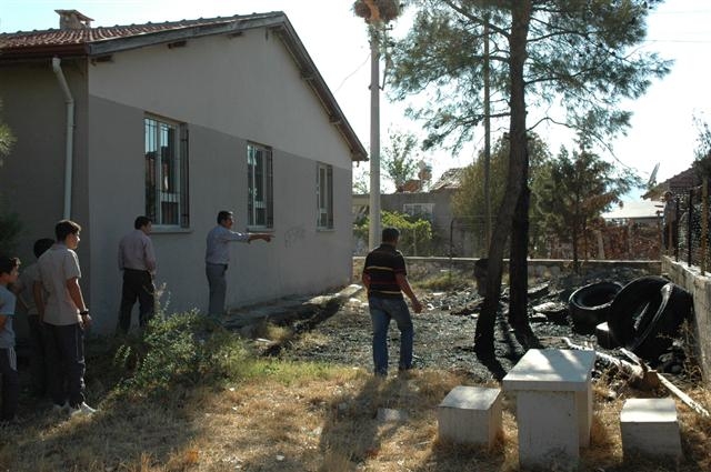 Susuz Köyü’nde Yangın