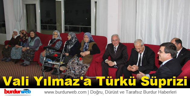 Vali Yılmaz’a Türkü Süprizi