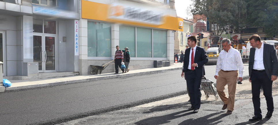 Adliye caddesi asfaltına kavuştu