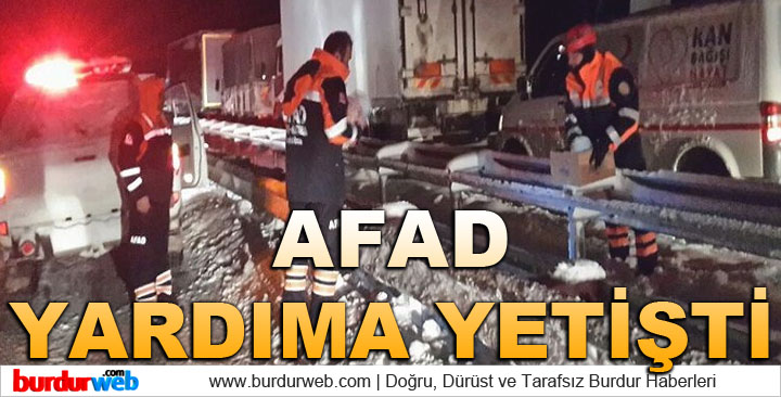 AFAD Yardıma Yetişti
