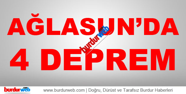 Ağlasun’da Deprem