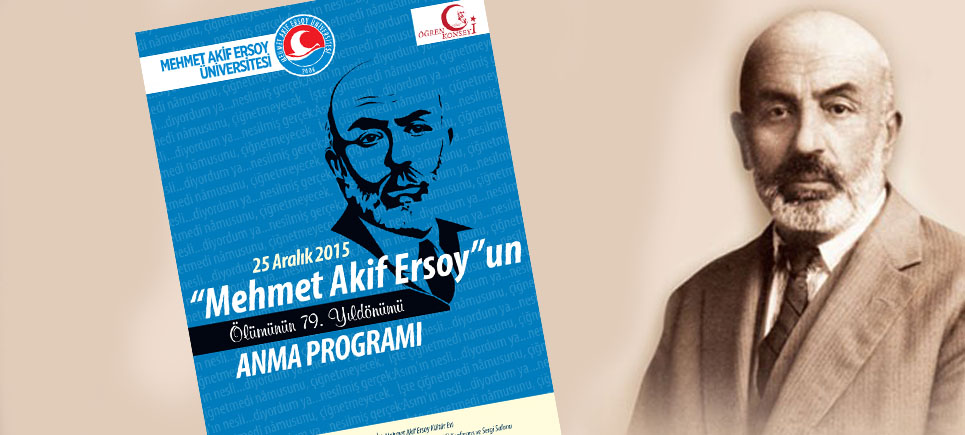 Mehmet Akif Ersoy anılacak