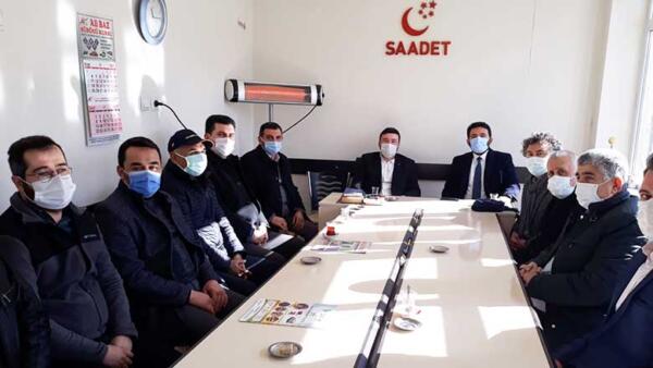 AK Parti’den Saadet Partisi’ne ziyaret