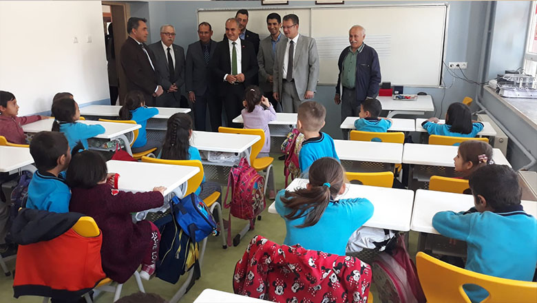Başkan Alagöz’den okullara destek projesi