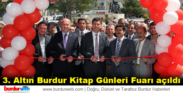 3. Altın Burdur Kitap Günleri Fuarı açıldı