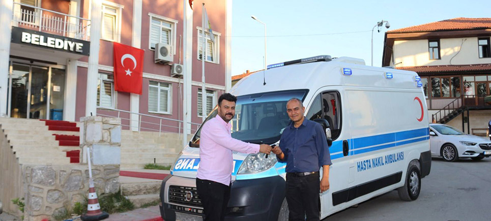Başkan Ümit Alagöz’den Hasta nakil Ambulansı müjdesi