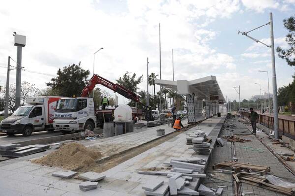 Antalya’da raylı sistem çalışmaları sürüyor