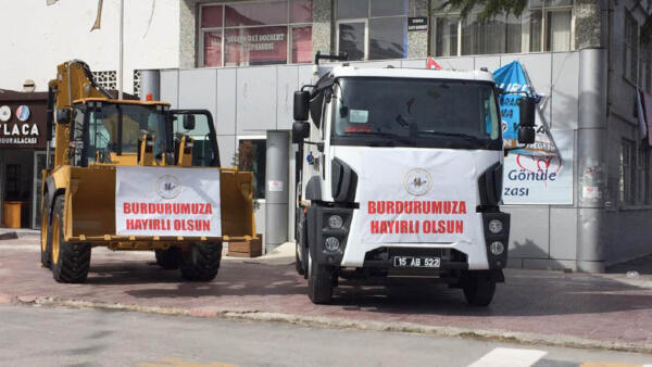 İki araç Burdur’a kazandırıldı