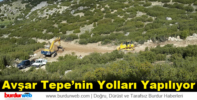 Avşar Tepe’nin Yolları Yapılıyor