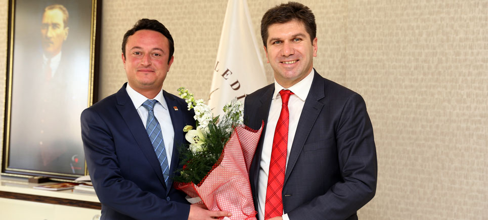 Genç Başkan Ayten’den Başkan Ercengiz’e ziyaret