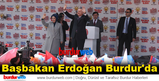 Başbakan Erdoğan Burdur’da